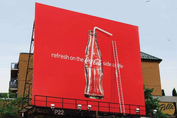 Coke billboard example